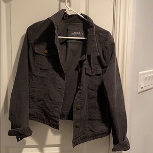 Gap- Gray Jean Jacket.